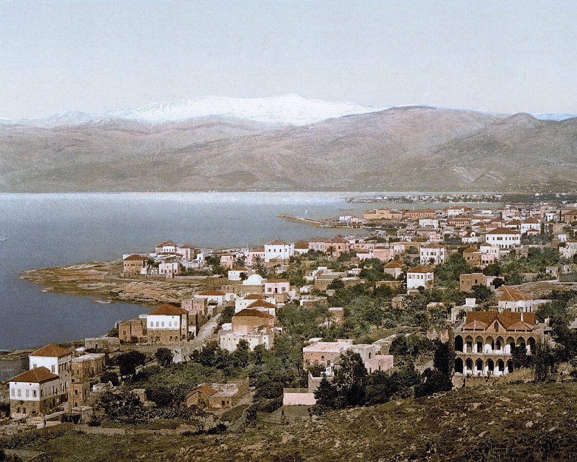 ביירות, 1900, ויקיפדיה. להרחבה: דאר היום, ארכיון העיתונות