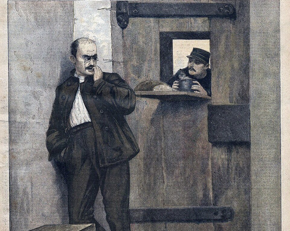 דרייפוס במעצר, 1899, ויקיפדיה.